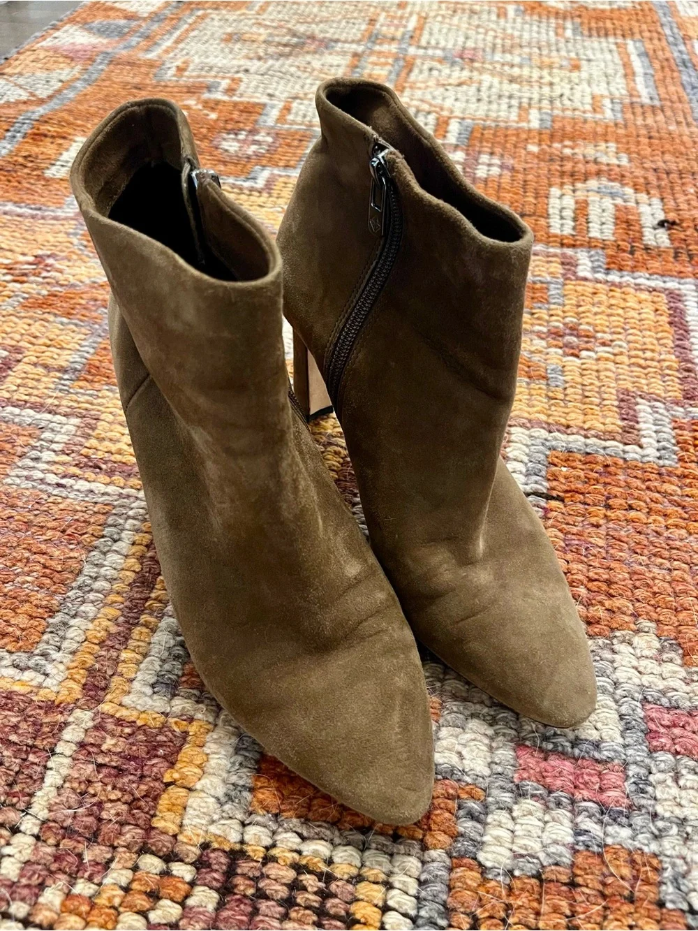 Antonio Melania Brown Suede Bootie size 8.5